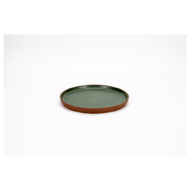 Arc Cardinal FP386 Maria Portugal Terracota Terra Green Plate (D:7.5'') Stoneware