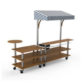 Steelite MGCMLC07BSWW - Mixology Bar Station, 125.0" X 41.0" X 95.5", Modular
