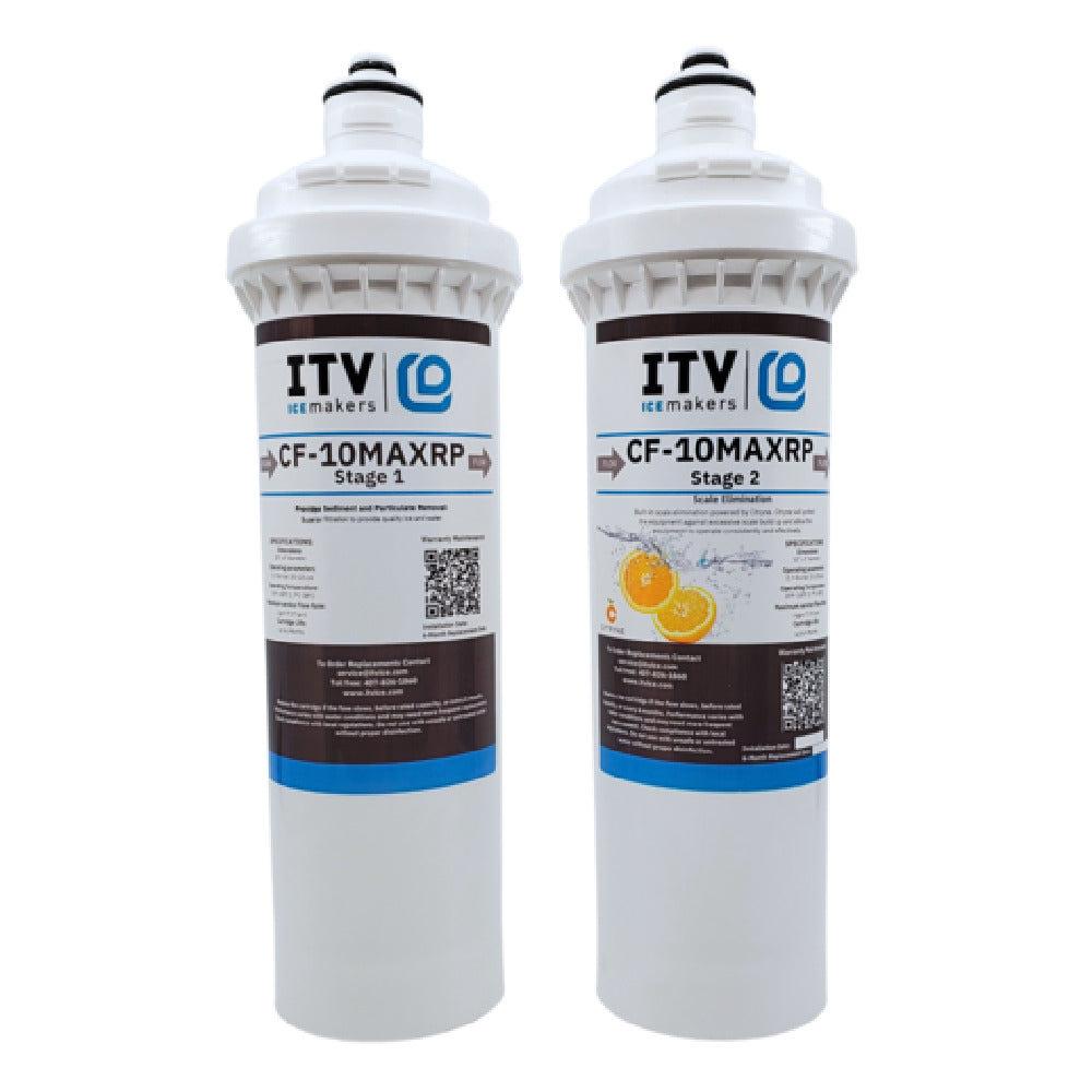 ITV Ice Makers CF-250 MAX RP CARTRIDGE - Water Treatment System, (2) Unit System
