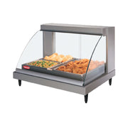 Hatco GRCDH-2P_220/50/1 Glo-Ray® Designer Heated Display Case With Humidity Curved Glass