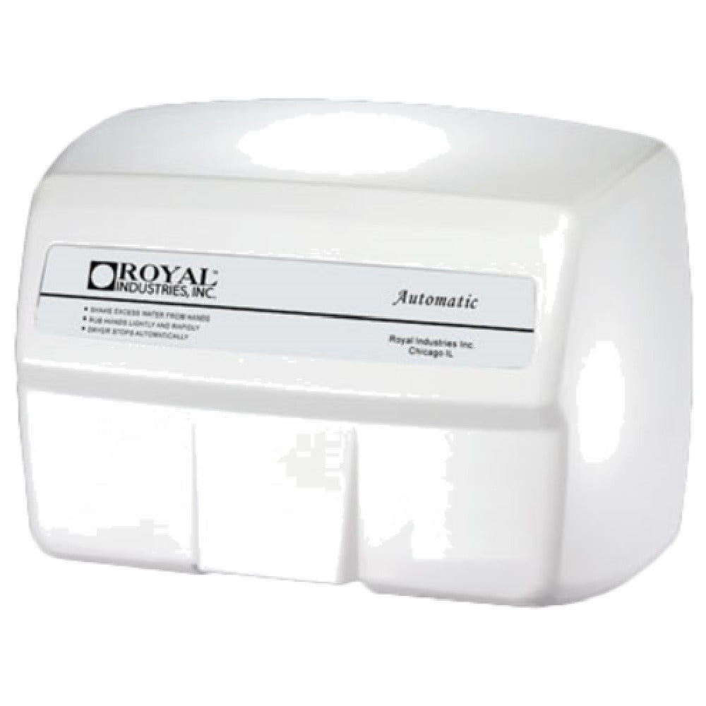Royal ROY DRY 2200EA - Hand Dryer, Automatic, 12-3/4"L X 8-3/8"W X 7"H