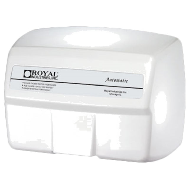 Royal ROY DRY 2200EA - Hand Dryer, Automatic, 12-3/4"L X 8-3/8"W X 7"H