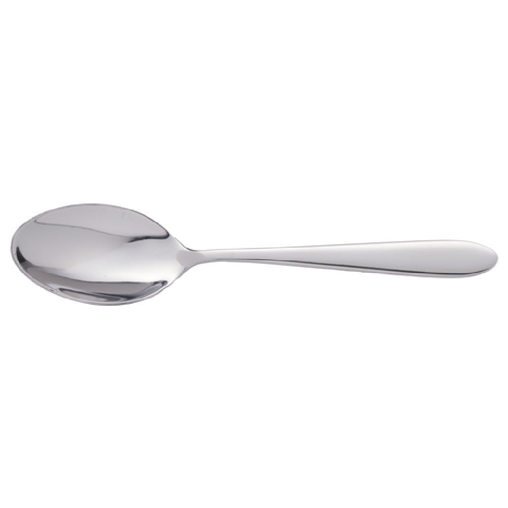 International Tableware LU-114 Dessert Spoon 7-1/8"L Stainless Steel 18/0 Mirror Finish