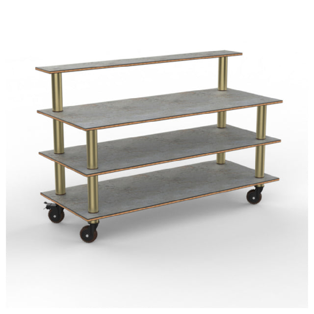 Steelite MGCMLB13GBXH - Modular Classic Plus Grey Slate Brushed Brass Heavy, 71.0" X 29.5" X 47.0"