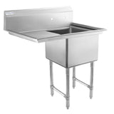 Empura EHD11818L18 - Sink, 38.5"W X 23.5"D X 44.25"H, (1) Compartment