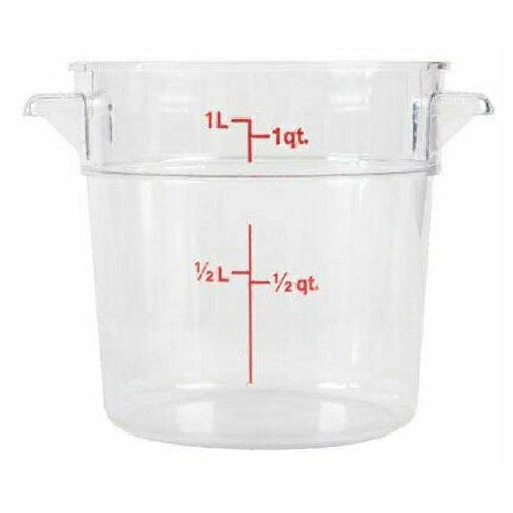Omcan 80208 (80208) Food Storage Container 1 Quart Round