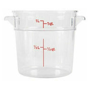 Omcan 80208 (80208) Food Storage Container 1 Quart Round