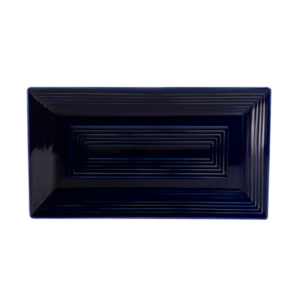 CAC China TG-RT13-CBU Tango Platter 11-5/8"L X 6-3/8"W X 1"H Rectangular