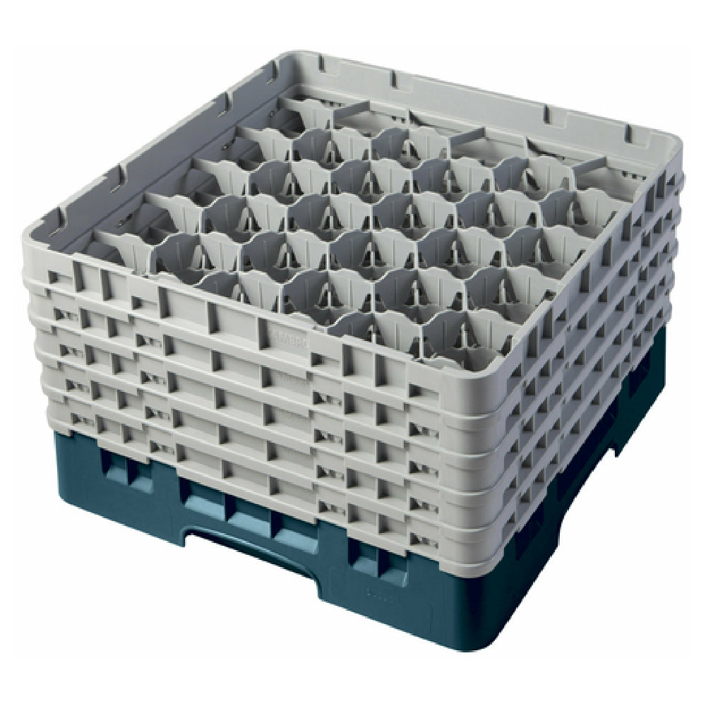 Cambro 30S958414 Camrack® Glass Rack With (5) Soft Gray Extenders Full Size