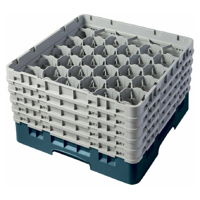 Cambro 30S958414 Camrack® Glass Rack With (5) Soft Gray Extenders Full Size