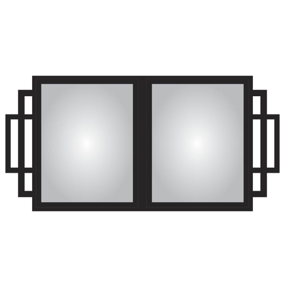 Hubert 18155 - Menu Board, 2-pocket, Wall-mount