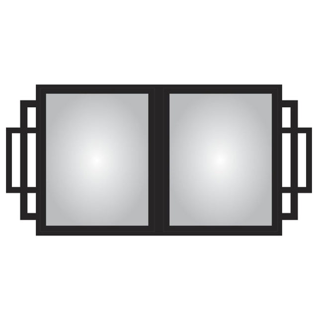 Hubert 18155 - Menu Board, 2-pocket, Wall-mount