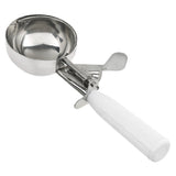 Empura 225318 - Disher, 5.33 Oz / #6 Thumb Press - White Handle, Chef Approved