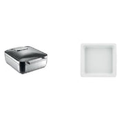 BauscherHepp 55.0021.6014 Chafing Dish Promo Kit Includes: (1) Manhattan 2/3 GN Induction Chafing Dish (55.0021.6040) & (3) 160.6 Oz.