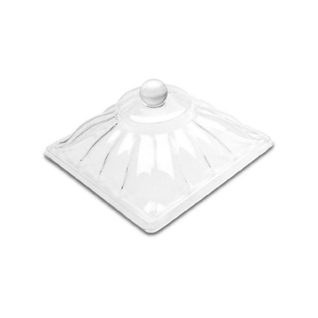 Steelite DFLID1G00 Jar Lid 8"W X 8"D X 2-1/2"H Clear