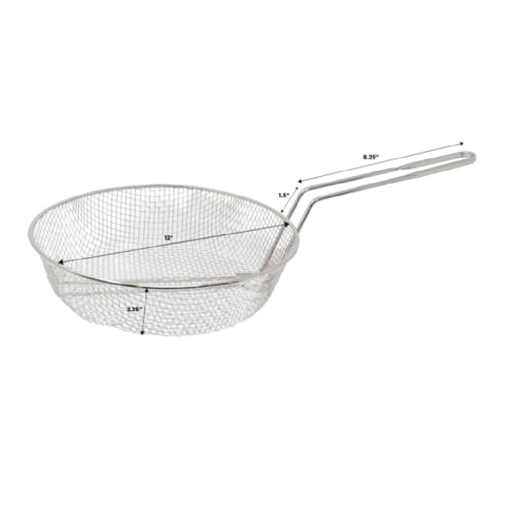 Omcan USA 80376 - (80376) Culinary Basket, 12" Diameter X 3" Deep, Round