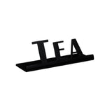 Service Ideas 1C-ST-TEA-SIGN-BX Service Ideas Laser Cut ID/Table Sign 18/8 Stainless