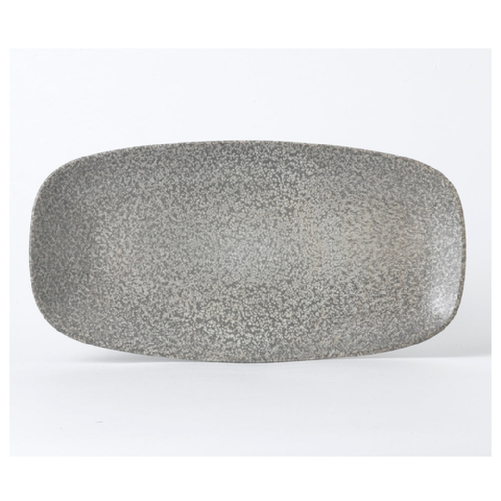 Arc Cardinal EO298 Dudson Evo Origins Grey Oblong Tray (L:11.75'' X W:6.0'') Vitrified Ceramic