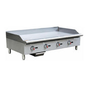 Hubert 66815 - Kratos® Gas Griddle, 48"W X 20-3/5"D Cooking Area, Thermostatic Controls