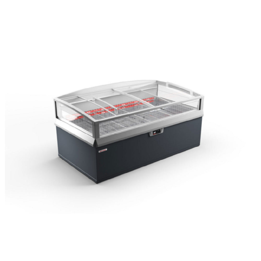 AHT Cooling Systems USA 433980 MONTREAL SLIM PUSH 210 BLACK AHT Montreal Multi-Temp Merchandiser