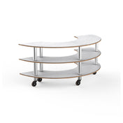 Steelite MGCMSX01CSXW - Modular Creative Curved Unit White Carrera Stainless Steel