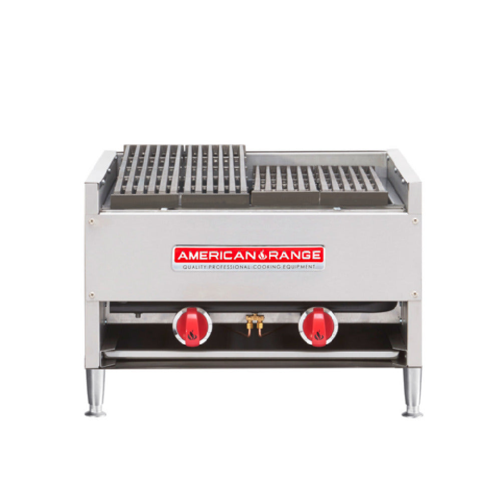 American Range AECB-48_NAT Lava-Rock Broiler Gas Countertop