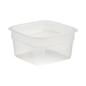 Cambro HFSFSPROPP190 CamSquare® FreshPro Food Container 1/2 Qt. 4-22/25"L X 4-22/25"W X 2-1/26"H