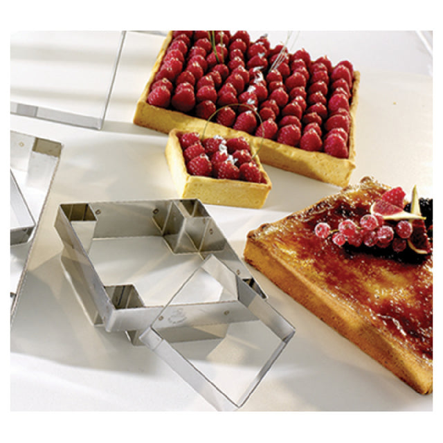 Matfer 371123 Mozaïk Tart Mold 3-1/2" X 3-1/2"H Square