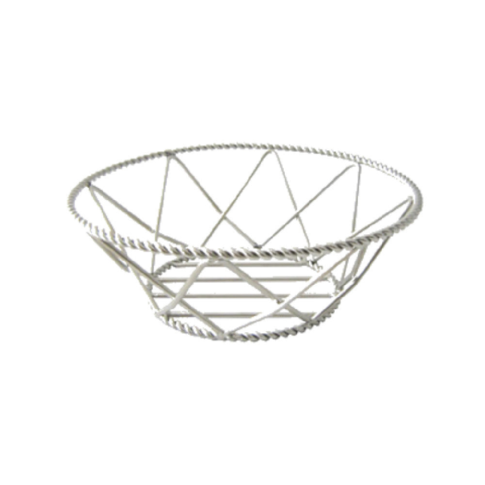 GET Enterprises 4-81433 Braided Basket 8" Dia. X 3"H Round