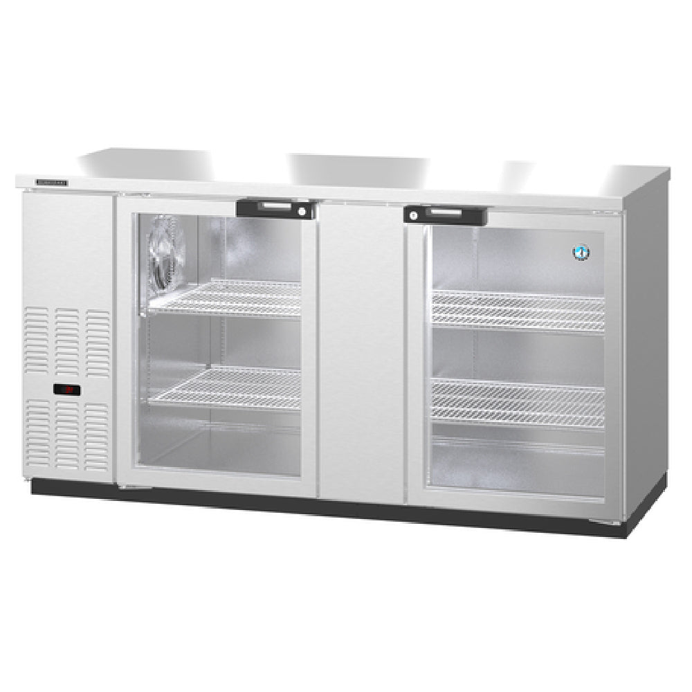 Hoshizaki BB69-G-S - Refrigerated Back Bar Cooler, Reach-in, Two-section