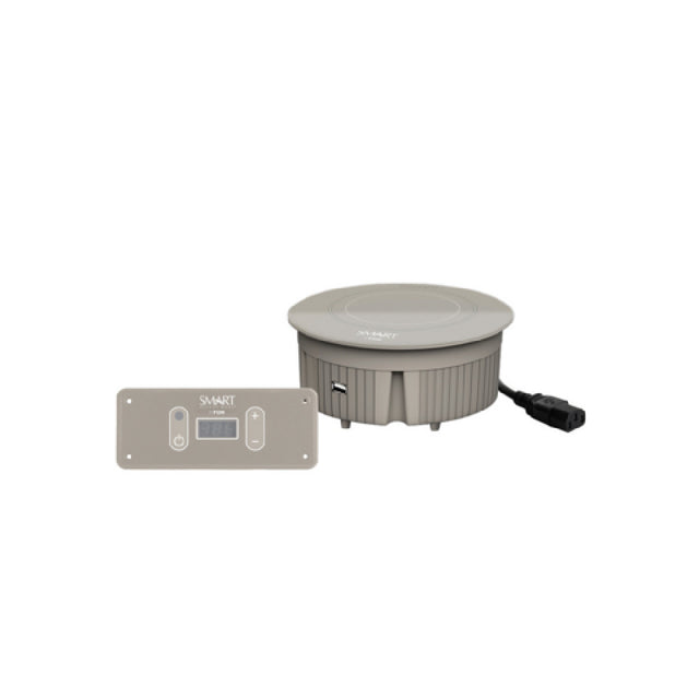 FOH BTC011GYF18 Smart Buffet Ware® StellarVolt™ Induction Warmer 7" Round- 110v