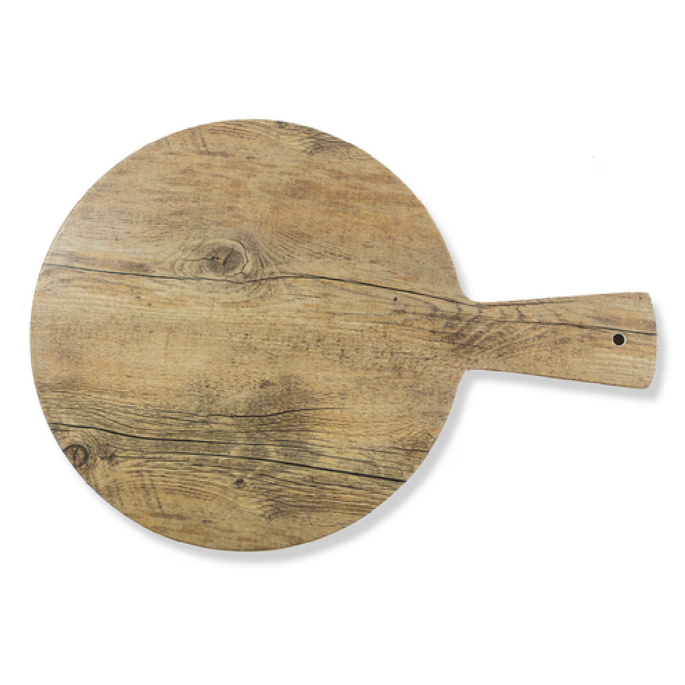 GET Enterprises M15RW-DW Elite Global Solutions Melamine Serving Board 15" Dia. X 1/2"H