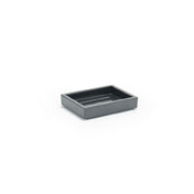 FOH RSD010BKT13 Soap Dish 3.25"W X 4.25"D X 0.75"H Rectangular