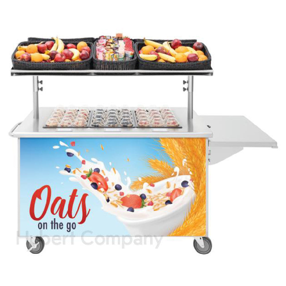 Hubert 59131 - Magnetic Sign, "oats On The Go", 49"L X 26"H