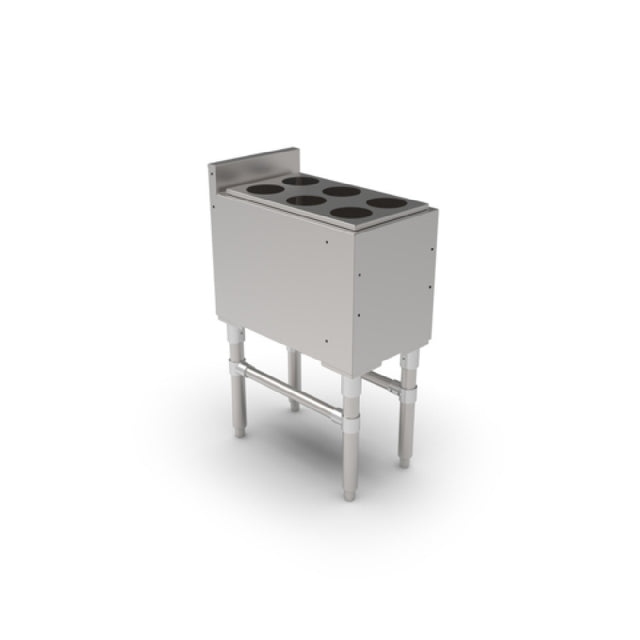 John Boos UBIB-2112-X Underbar Ice Bin/Cocktail Unit 12"W X 21"D X 32-1/2"H Overall Size