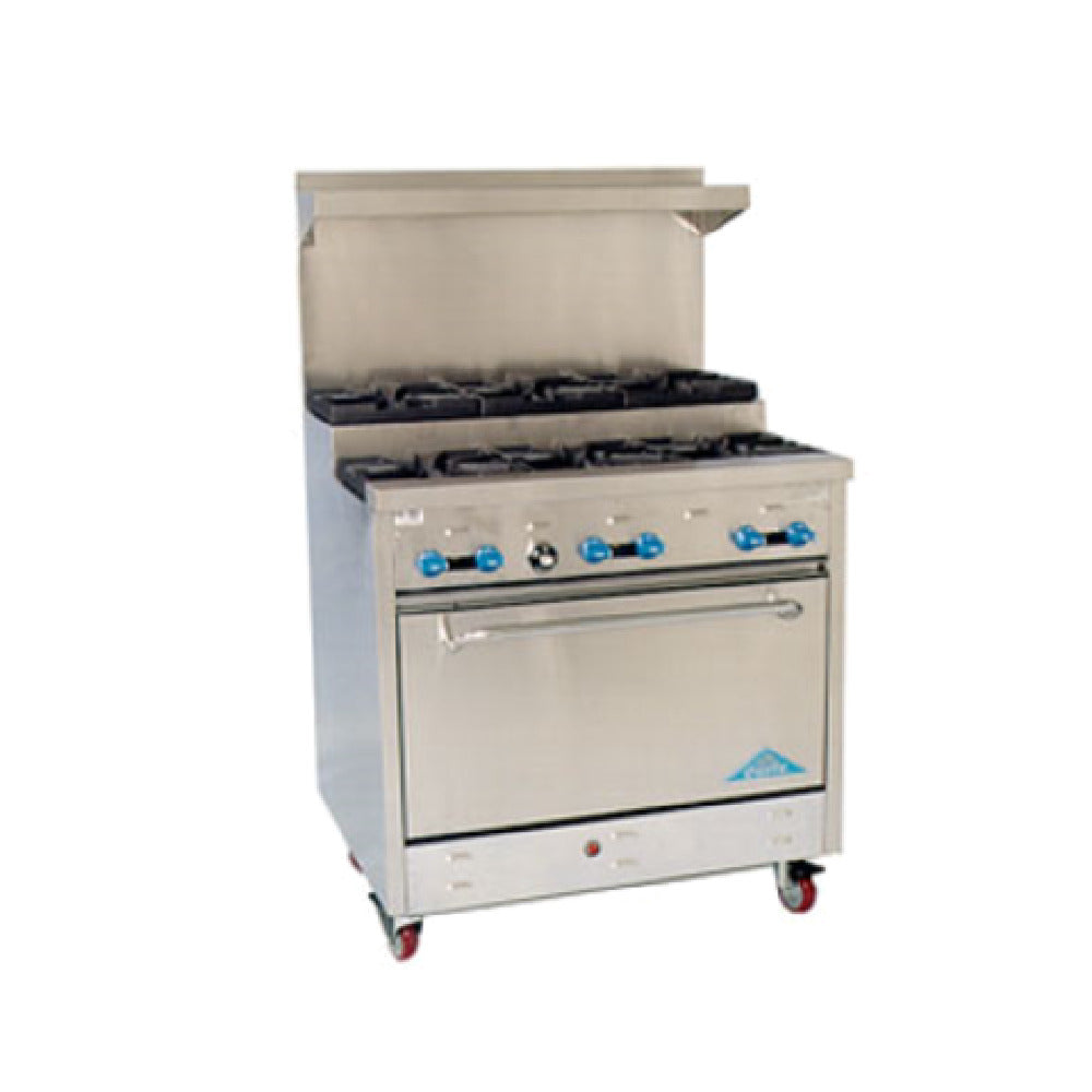 Comstock-Castle FSU330 Step-Up Range Gas 36" Wide X 31" Deep Frame