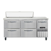 Continental Refrigerator RA68SN12-D Refrigerated Base Shallow Depth Sandwich Unit