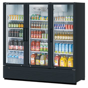 Turbo Air TGM-72SDH-N Super Deluxe Refrigerated Merchandiser Three-section 70.5 Cu. Ft.