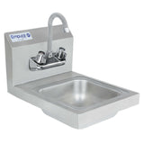 Empura EHS12 - Hand Sink, 12"W X 16"D X 13"H, Wall-mounted