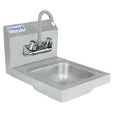 Empura EHS12 - Hand Sink, 12"W X 16"D X 13"H, Wall-mounted
