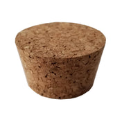 A single, cylindrical TableCraft Products Cork Stopper (6631) with a slightly wider top, made of natural, textured cork material. The light brown cork is shown against a plain white background.