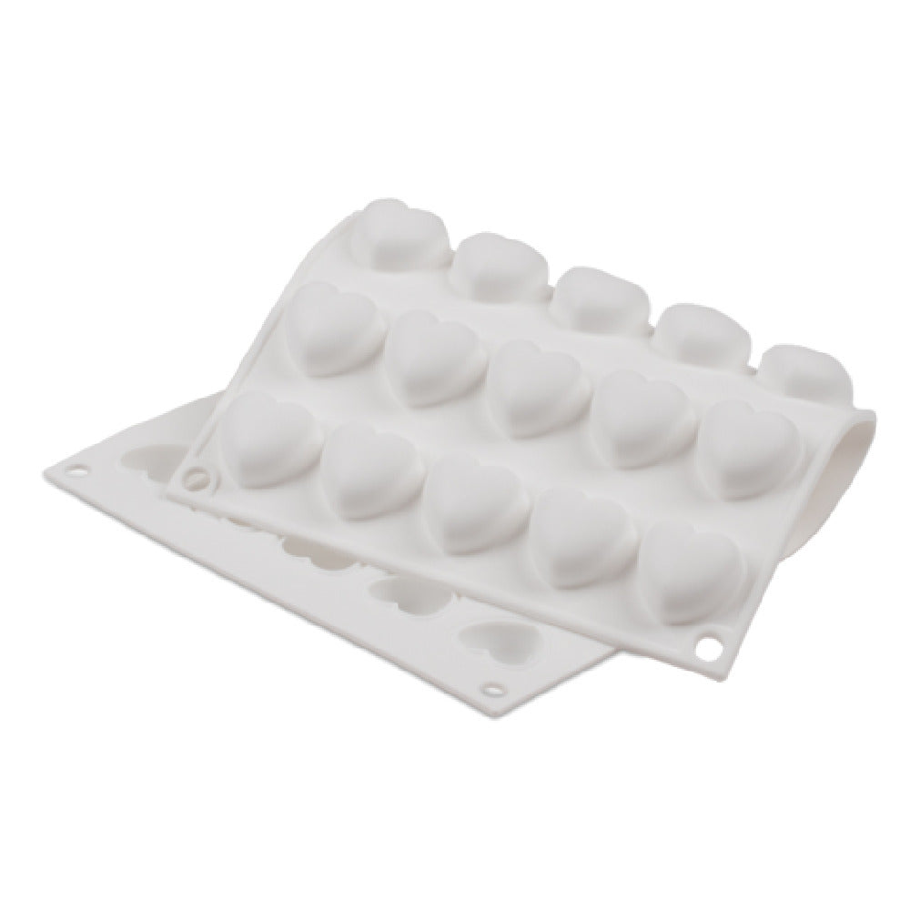 JB Prince MA106 Micro Flex Mold 11-3/4" X 7" Overall Makes (35) 1" Hearts