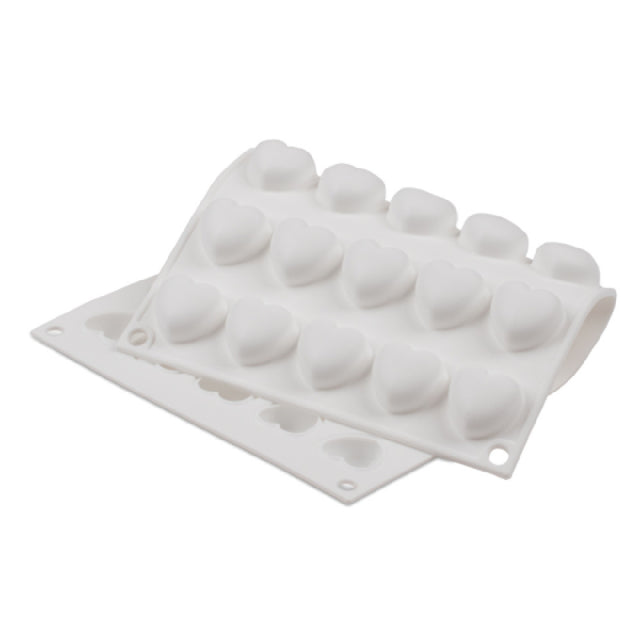 JB Prince MA106 Micro Flex Mold 11-3/4" X 7" Overall Makes (35) 1" Hearts