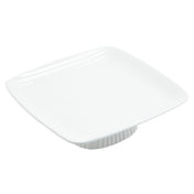 Bon Chef 99199911PWHT Platter 12-1/2" X 12-1/2" X 3" H Ribbed