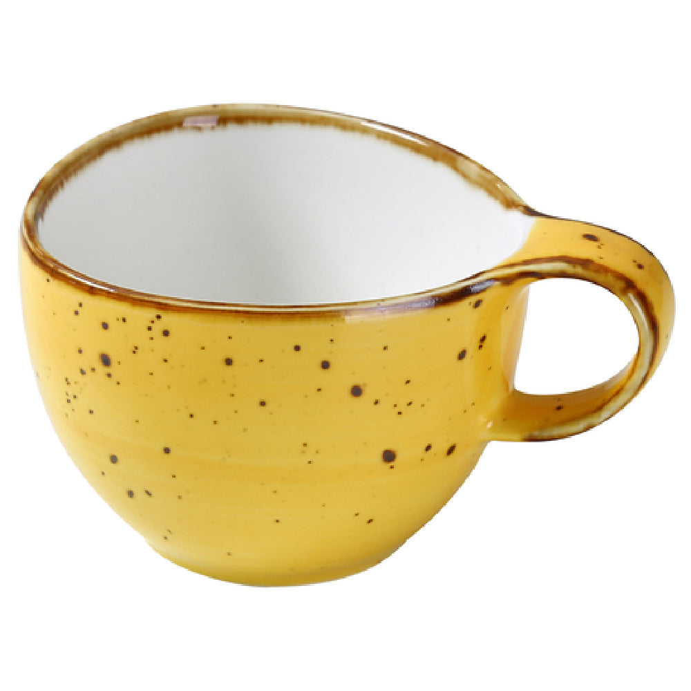 Yanco LY-001YL Lyon Coffee/Tea Cup 7 Oz. 4" Dia. X 2-5/8"H