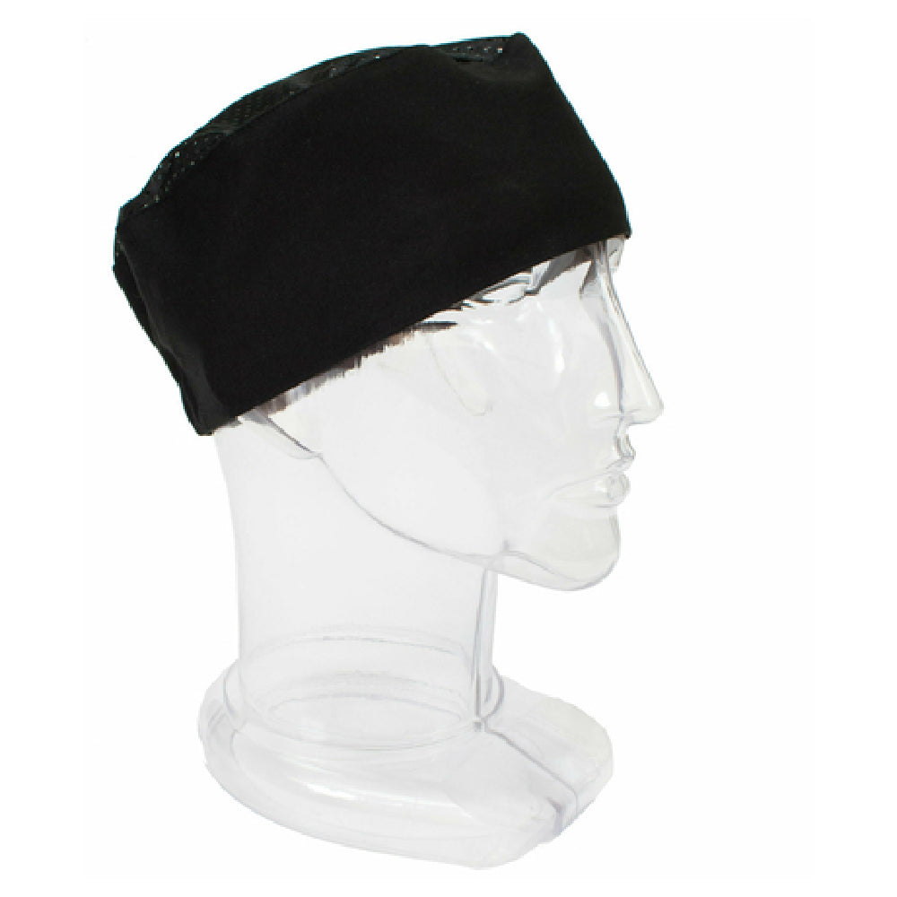 John Ritzenthaler Company RZCBBKM Chef Beanie Mesh Top Panel 100% Cotton