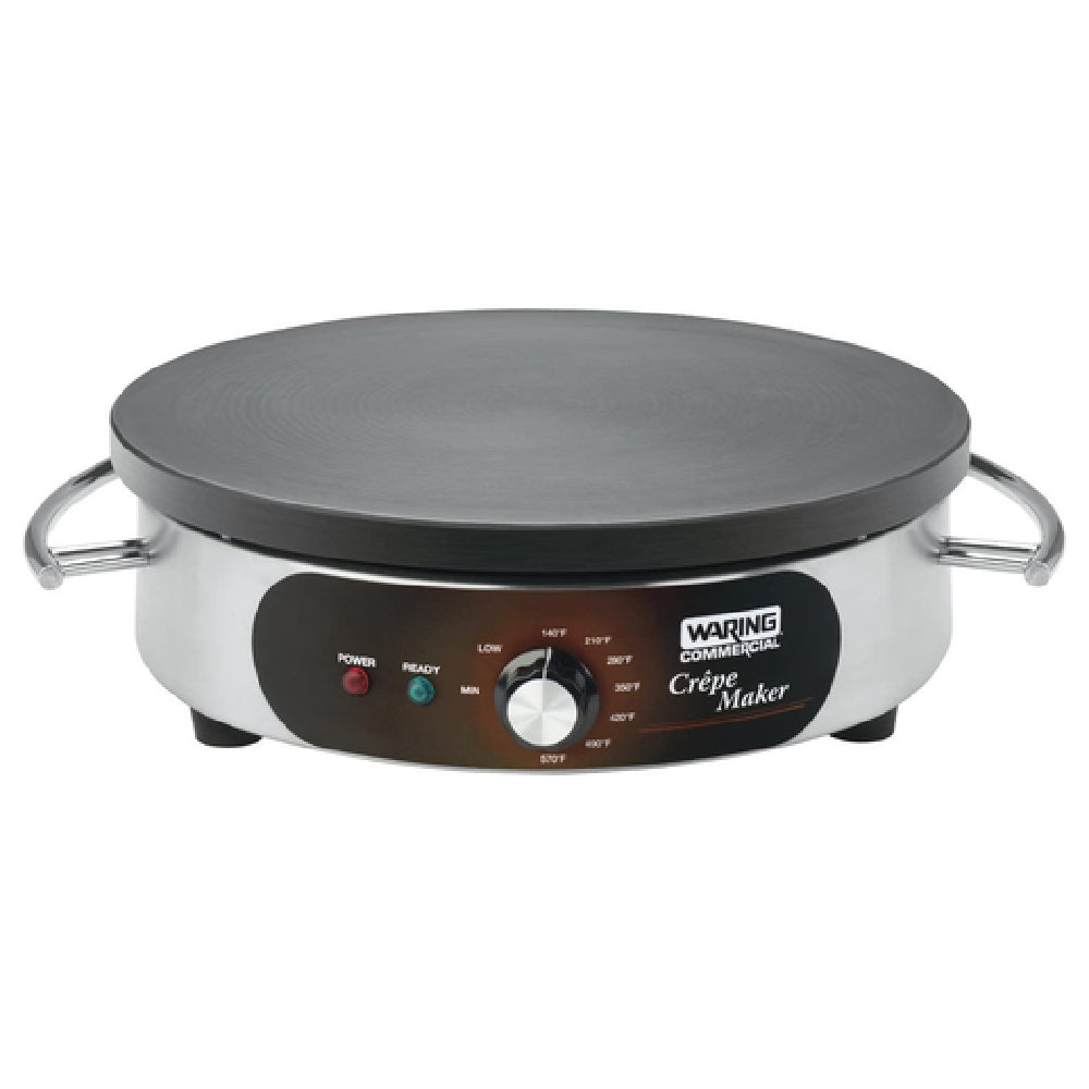 Waring WSC160XE - (International) Crepe Maker, Electric, 16" Cast Iron Cook Surface