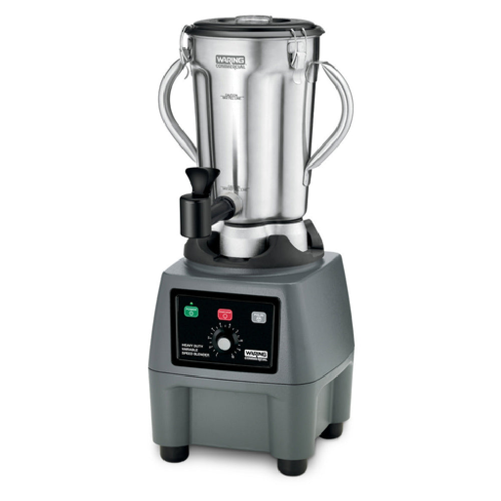 Waring CB15VXESF - (International) Commercial Blender, 4 Liter (135 Oz.) Stainless Steel Container With Spigot