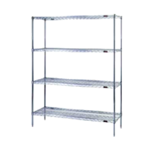 Eagle S4-74-2448Z-X Starter Shelving Unit 4-tier 48"W X 24"D X 74"H