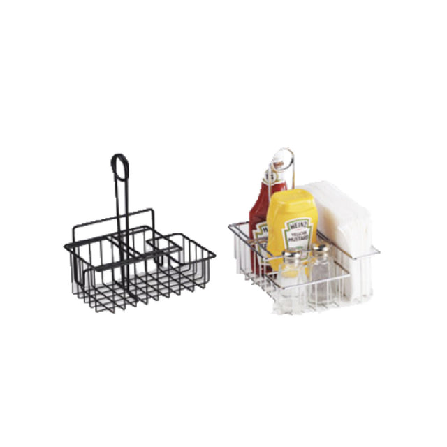 GET Enterprises 4-21696 Compartment Caddy 8" X 6-1/2" X 9" With Loop Handle